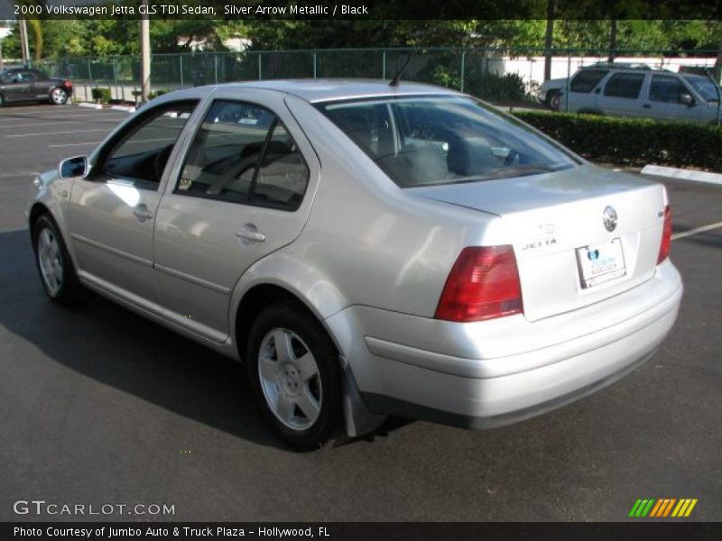 Silver Arrow Metallic / Black 2000 Volkswagen Jetta GLS TDI Sedan