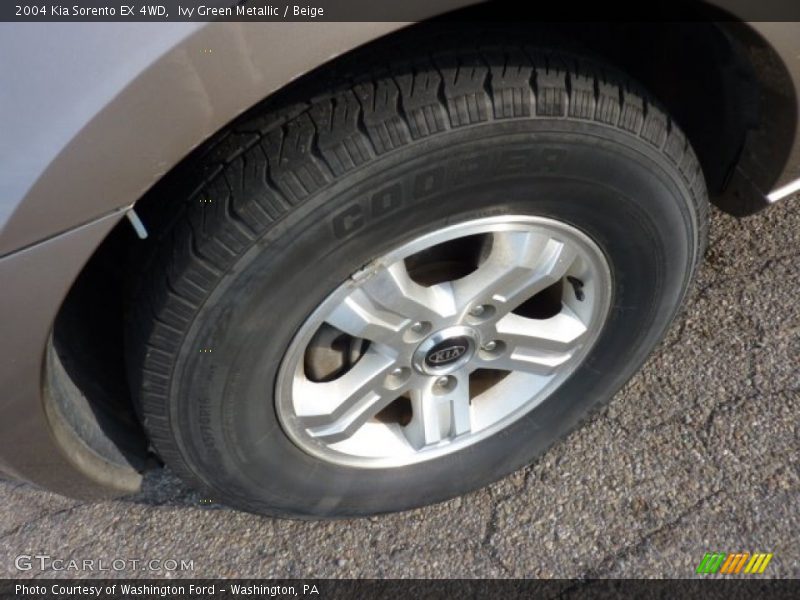 Ivy Green Metallic / Beige 2004 Kia Sorento EX 4WD