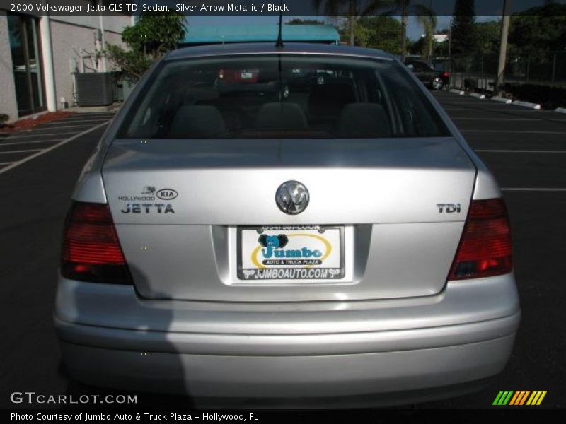 Silver Arrow Metallic / Black 2000 Volkswagen Jetta GLS TDI Sedan