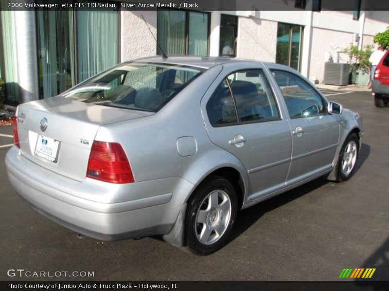 Silver Arrow Metallic / Black 2000 Volkswagen Jetta GLS TDI Sedan