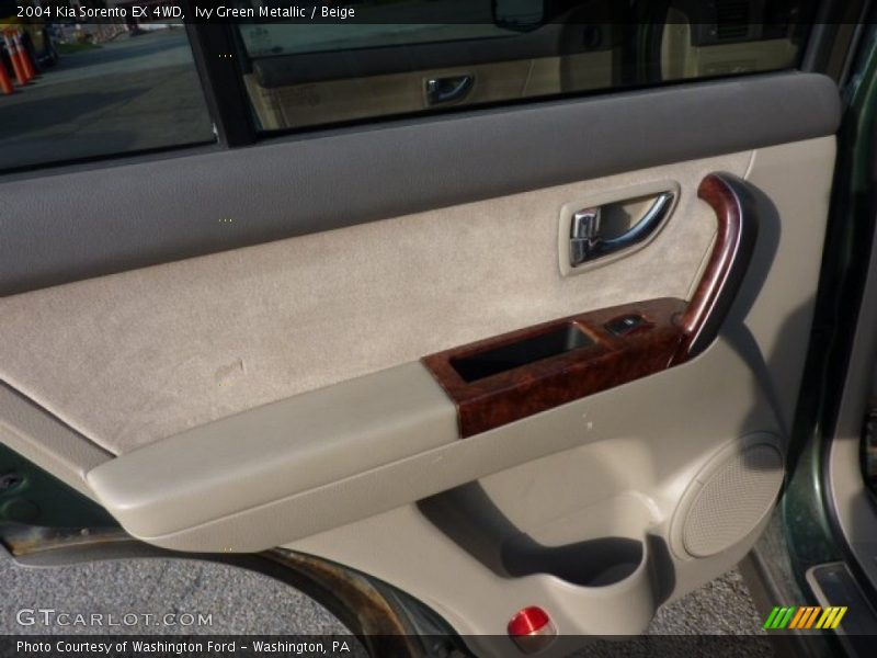 Ivy Green Metallic / Beige 2004 Kia Sorento EX 4WD