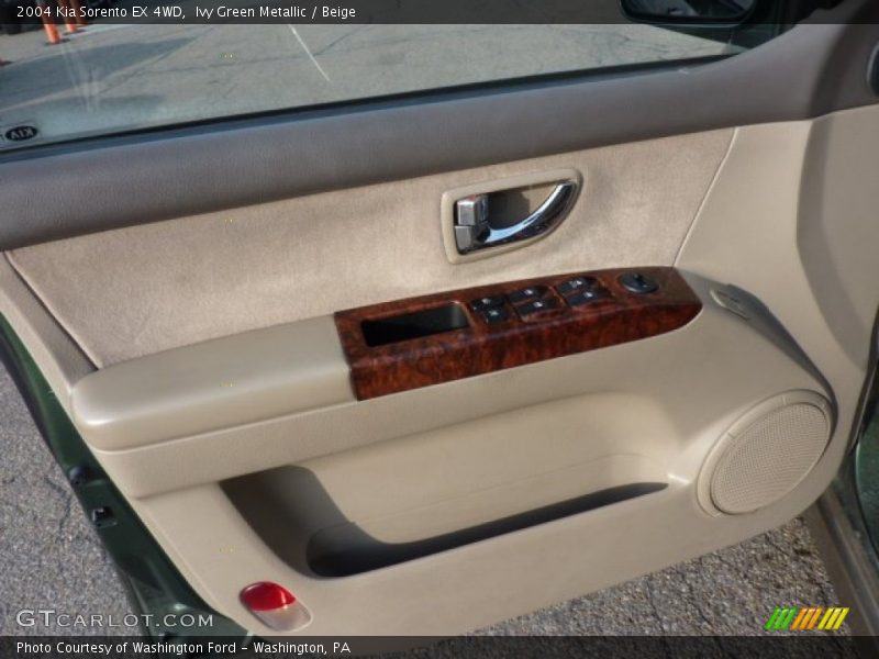 Ivy Green Metallic / Beige 2004 Kia Sorento EX 4WD