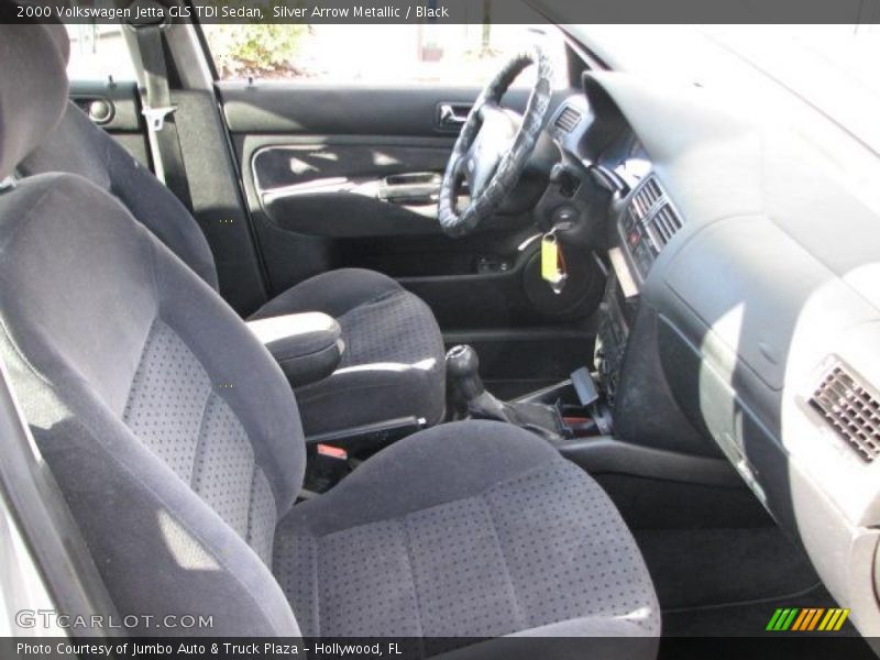 Silver Arrow Metallic / Black 2000 Volkswagen Jetta GLS TDI Sedan