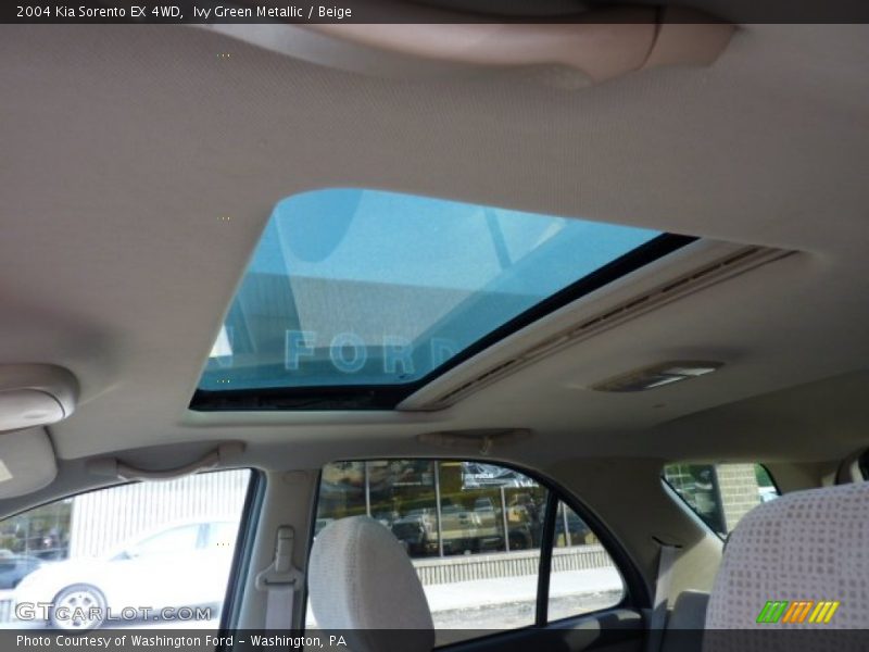 Ivy Green Metallic / Beige 2004 Kia Sorento EX 4WD