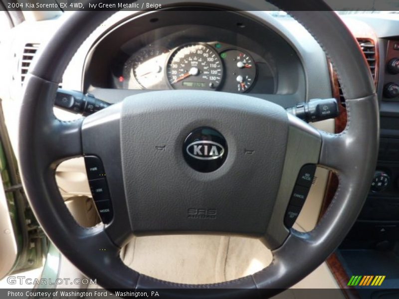 Ivy Green Metallic / Beige 2004 Kia Sorento EX 4WD