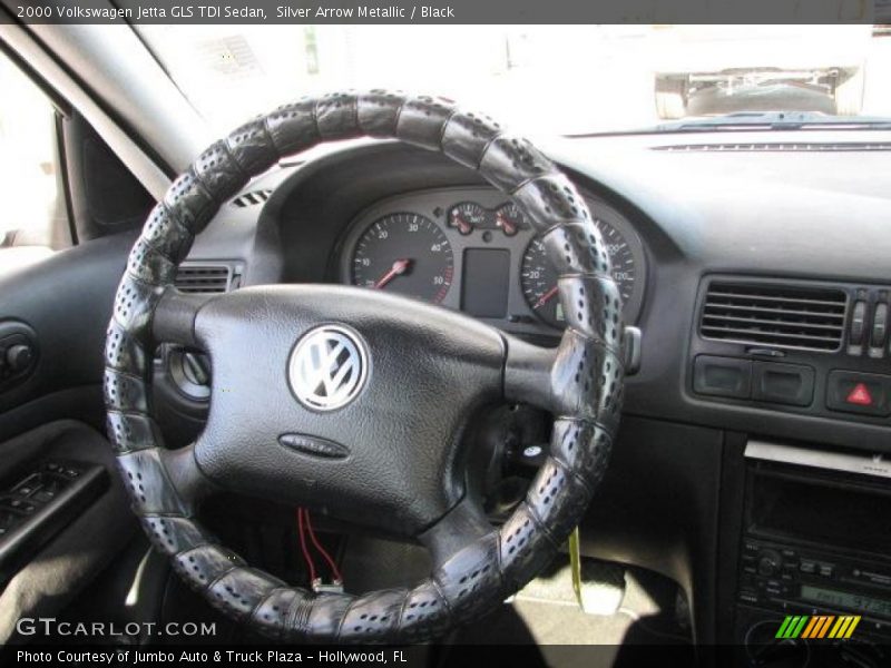 Silver Arrow Metallic / Black 2000 Volkswagen Jetta GLS TDI Sedan
