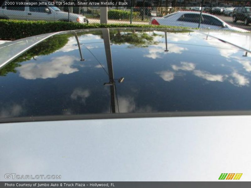 Silver Arrow Metallic / Black 2000 Volkswagen Jetta GLS TDI Sedan