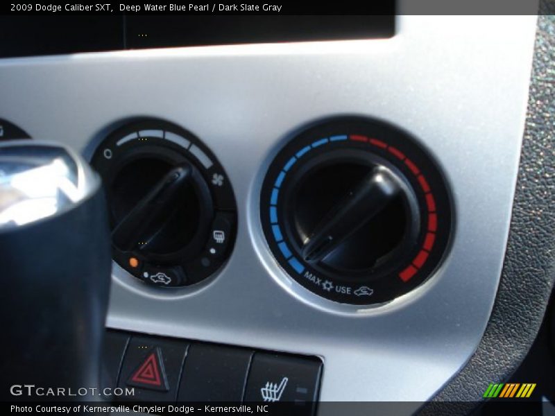 Deep Water Blue Pearl / Dark Slate Gray 2009 Dodge Caliber SXT