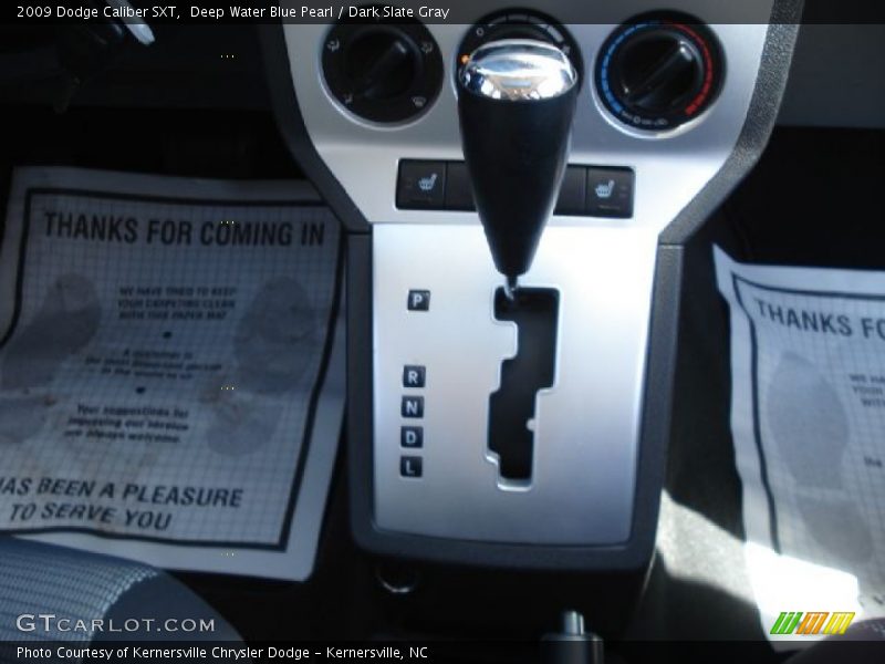 Deep Water Blue Pearl / Dark Slate Gray 2009 Dodge Caliber SXT