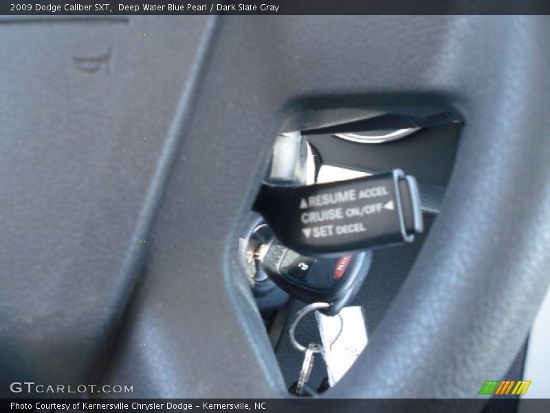Deep Water Blue Pearl / Dark Slate Gray 2009 Dodge Caliber SXT