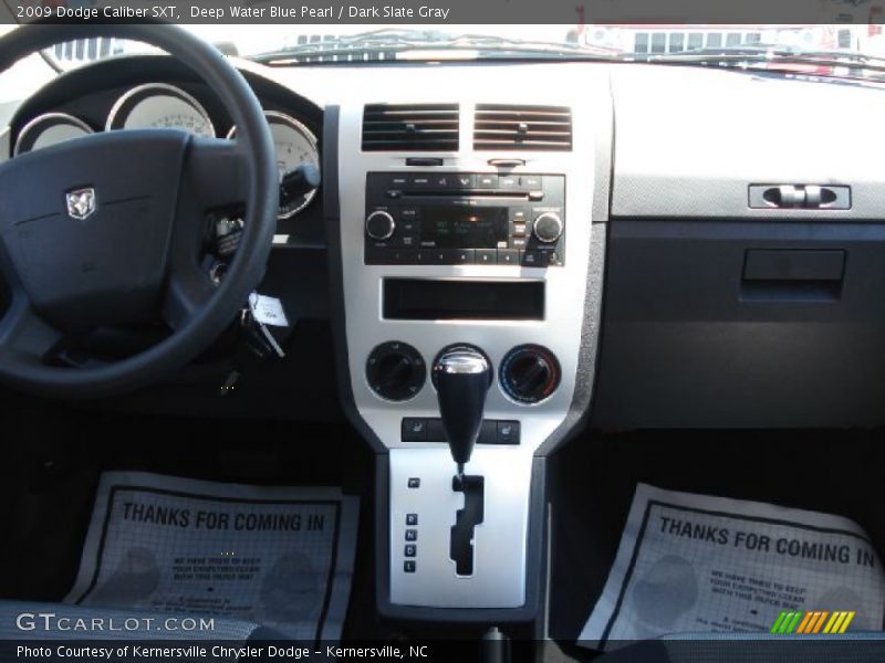 Deep Water Blue Pearl / Dark Slate Gray 2009 Dodge Caliber SXT