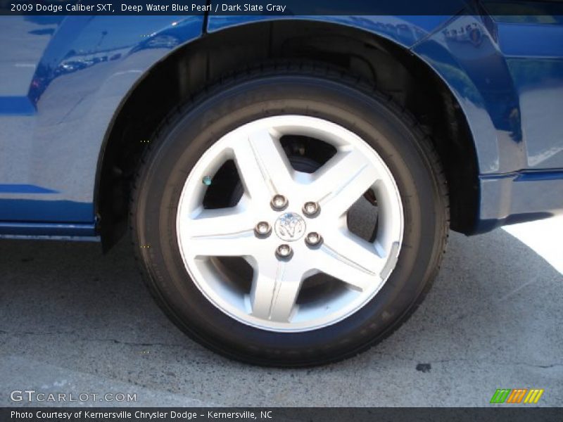 Deep Water Blue Pearl / Dark Slate Gray 2009 Dodge Caliber SXT