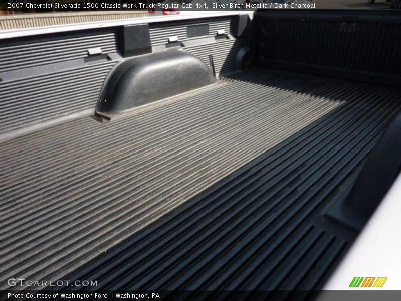 Silver Birch Metallic / Dark Charcoal 2007 Chevrolet Silverado 1500 Classic Work Truck Regular Cab 4x4