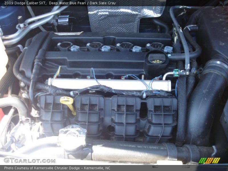 Deep Water Blue Pearl / Dark Slate Gray 2009 Dodge Caliber SXT
