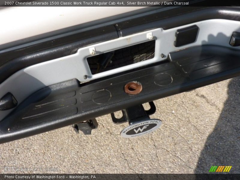 Silver Birch Metallic / Dark Charcoal 2007 Chevrolet Silverado 1500 Classic Work Truck Regular Cab 4x4