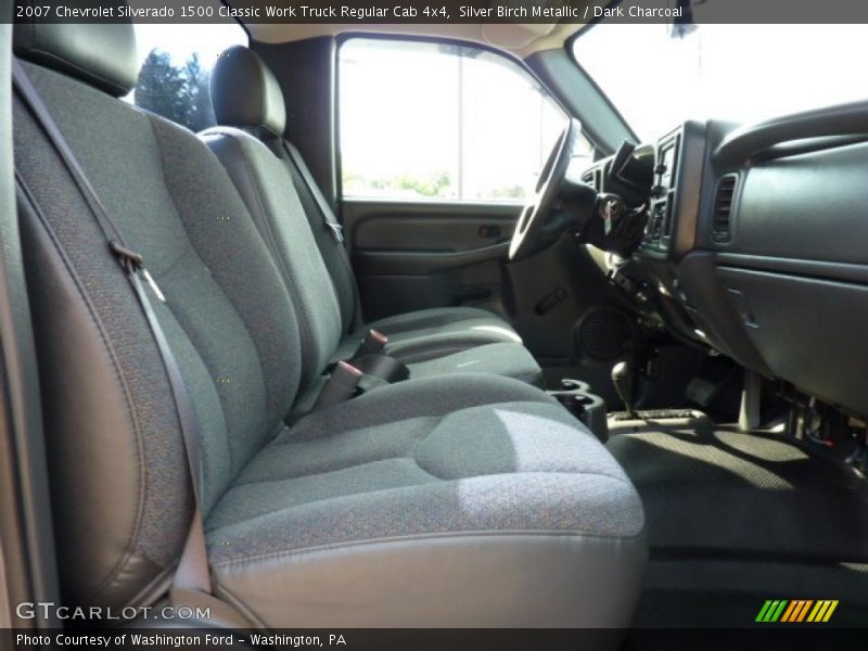 Silver Birch Metallic / Dark Charcoal 2007 Chevrolet Silverado 1500 Classic Work Truck Regular Cab 4x4
