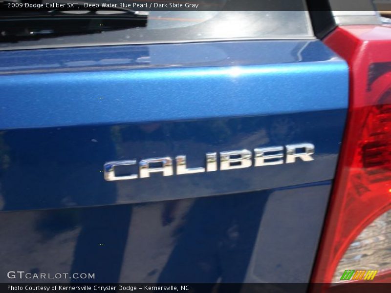 Deep Water Blue Pearl / Dark Slate Gray 2009 Dodge Caliber SXT