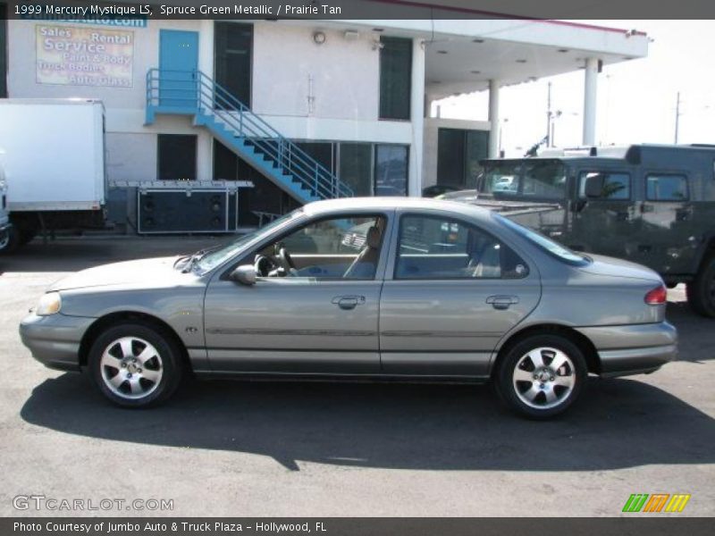 Spruce Green Metallic / Prairie Tan 1999 Mercury Mystique LS