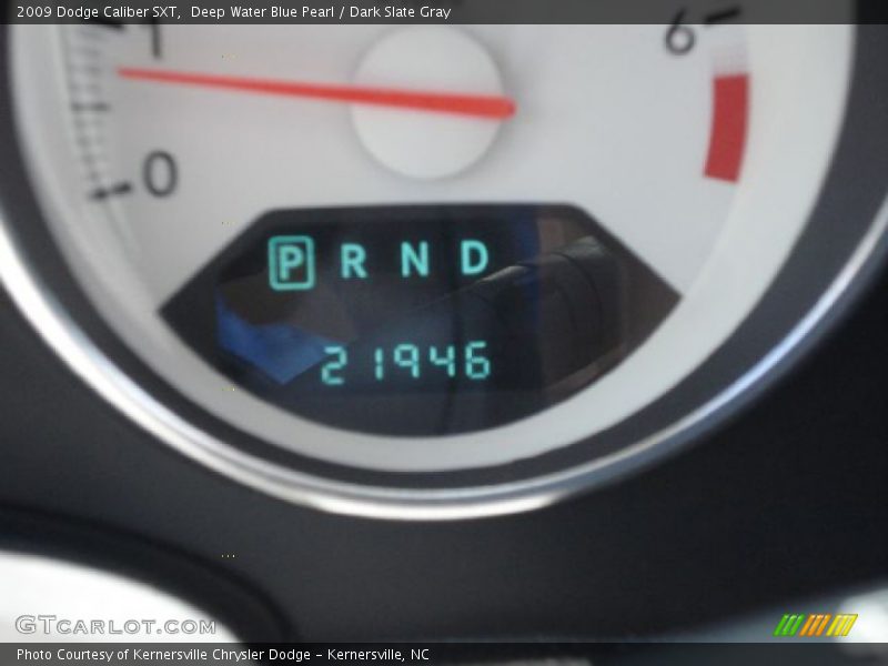 Deep Water Blue Pearl / Dark Slate Gray 2009 Dodge Caliber SXT