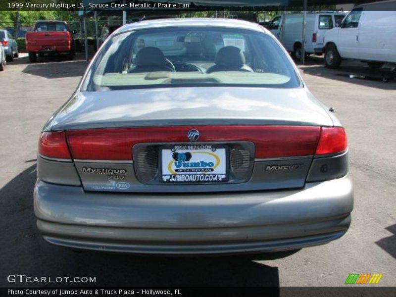 Spruce Green Metallic / Prairie Tan 1999 Mercury Mystique LS