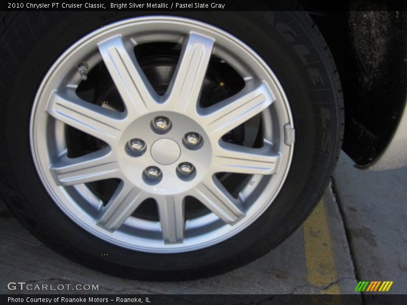 Bright Silver Metallic / Pastel Slate Gray 2010 Chrysler PT Cruiser Classic
