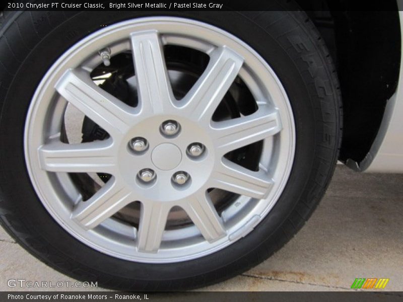 Bright Silver Metallic / Pastel Slate Gray 2010 Chrysler PT Cruiser Classic
