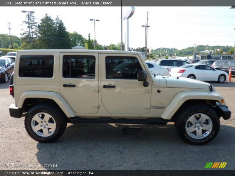 Sahara Tan / Black 2011 Jeep Wrangler Unlimited Sahara 4x4