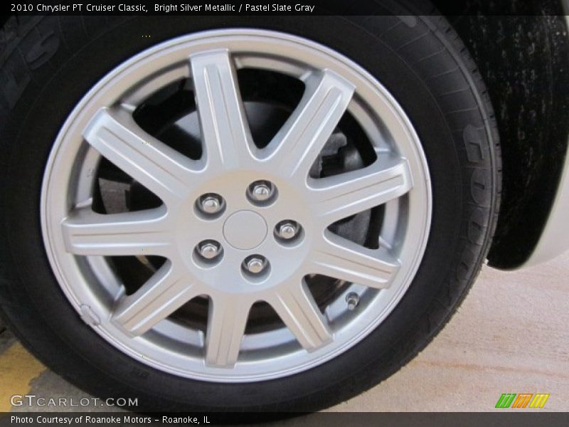 Bright Silver Metallic / Pastel Slate Gray 2010 Chrysler PT Cruiser Classic