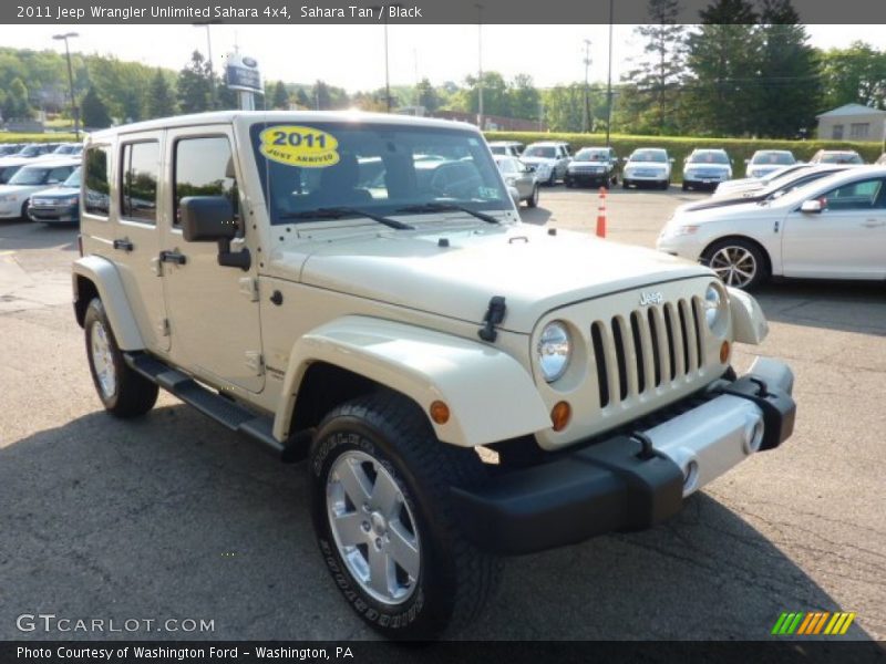 Sahara Tan / Black 2011 Jeep Wrangler Unlimited Sahara 4x4