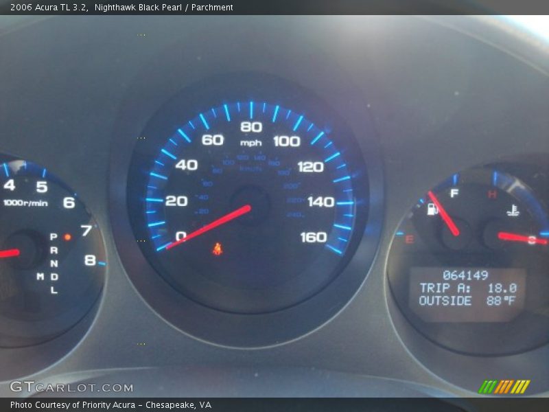 Nighthawk Black Pearl / Parchment 2006 Acura TL 3.2