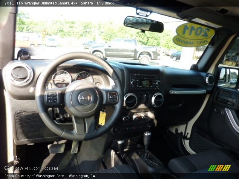 Sahara Tan / Black 2011 Jeep Wrangler Unlimited Sahara 4x4
