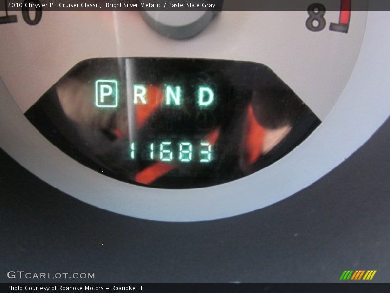 Bright Silver Metallic / Pastel Slate Gray 2010 Chrysler PT Cruiser Classic