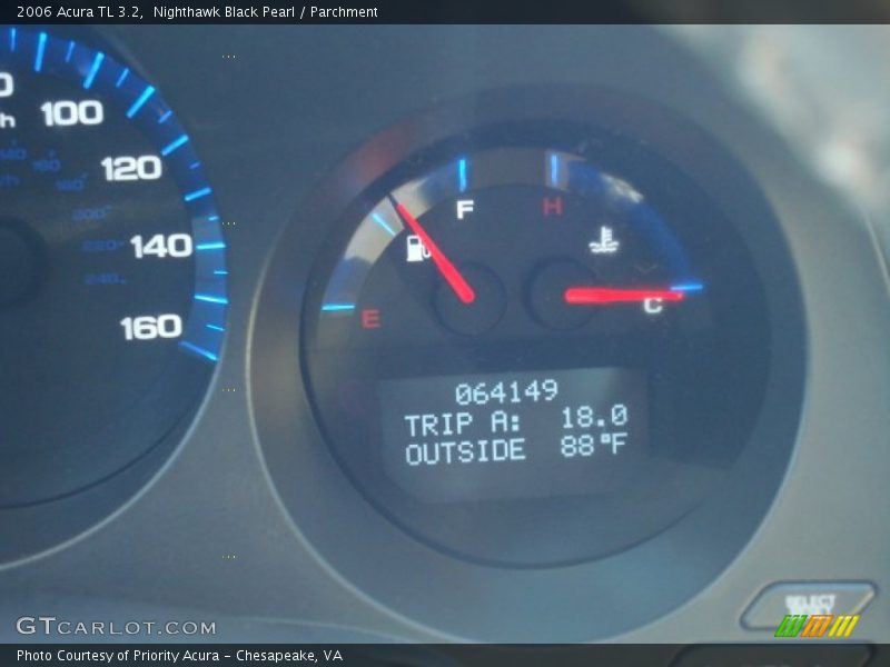 Nighthawk Black Pearl / Parchment 2006 Acura TL 3.2