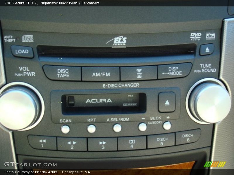 Nighthawk Black Pearl / Parchment 2006 Acura TL 3.2