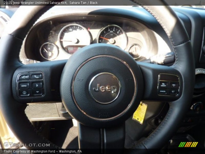 Sahara Tan / Black 2011 Jeep Wrangler Unlimited Sahara 4x4