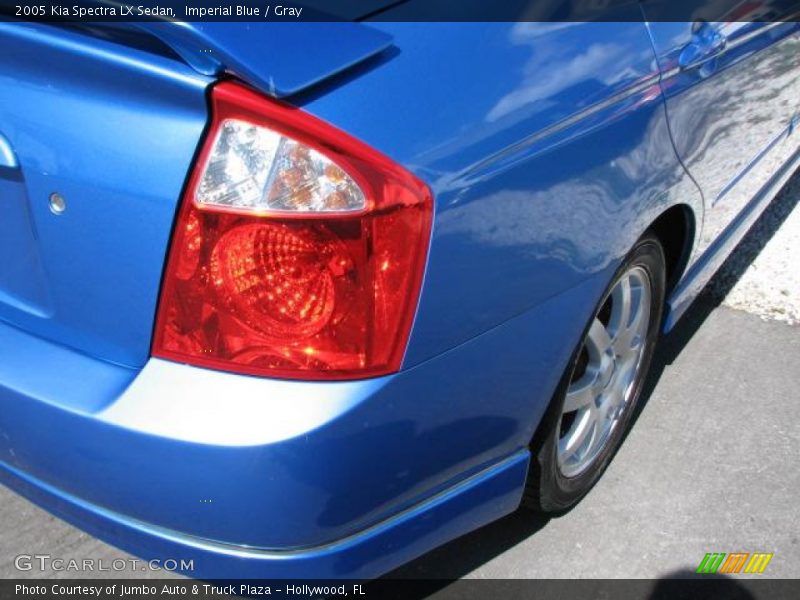 Imperial Blue / Gray 2005 Kia Spectra LX Sedan