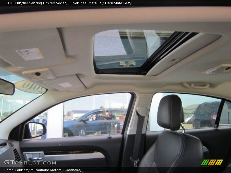 Silver Steel Metallic / Dark Slate Gray 2010 Chrysler Sebring Limited Sedan