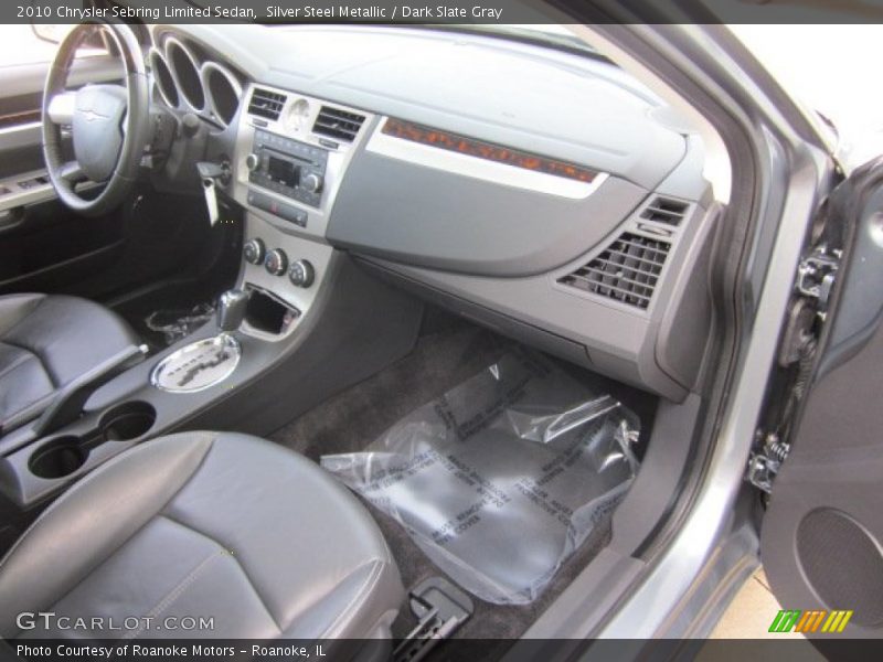 Silver Steel Metallic / Dark Slate Gray 2010 Chrysler Sebring Limited Sedan