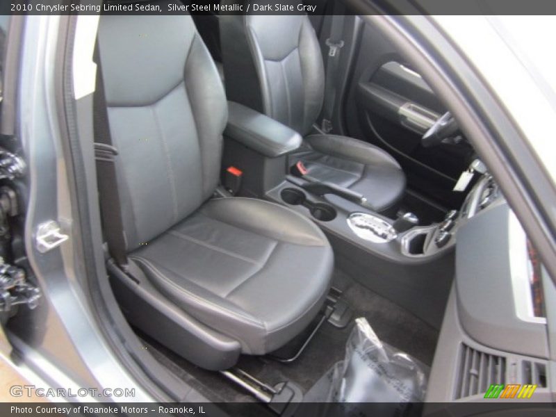 Silver Steel Metallic / Dark Slate Gray 2010 Chrysler Sebring Limited Sedan