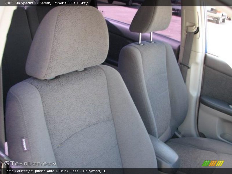 Imperial Blue / Gray 2005 Kia Spectra LX Sedan