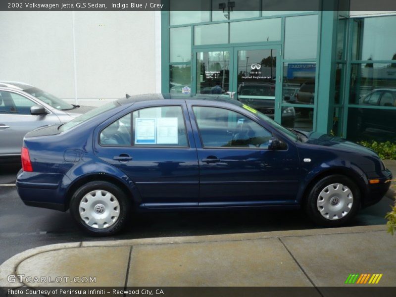 Indigo Blue / Grey 2002 Volkswagen Jetta GLS Sedan