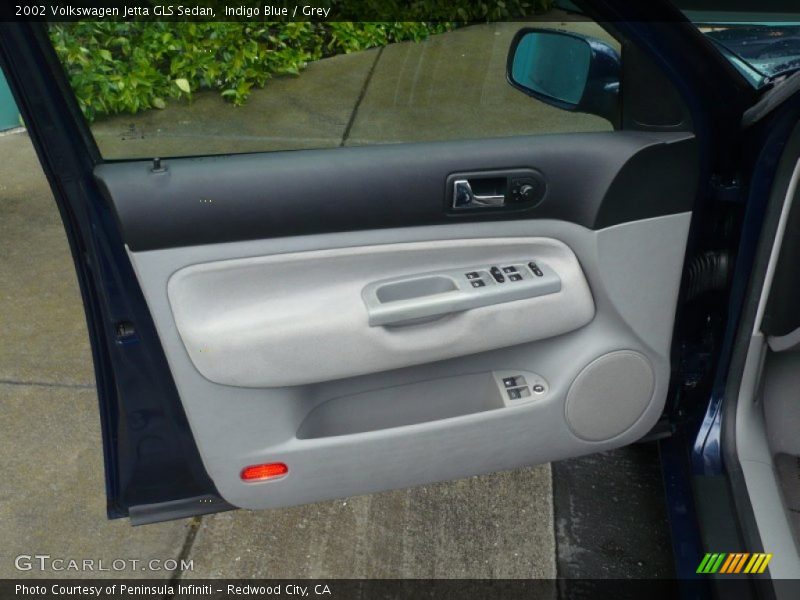 Indigo Blue / Grey 2002 Volkswagen Jetta GLS Sedan