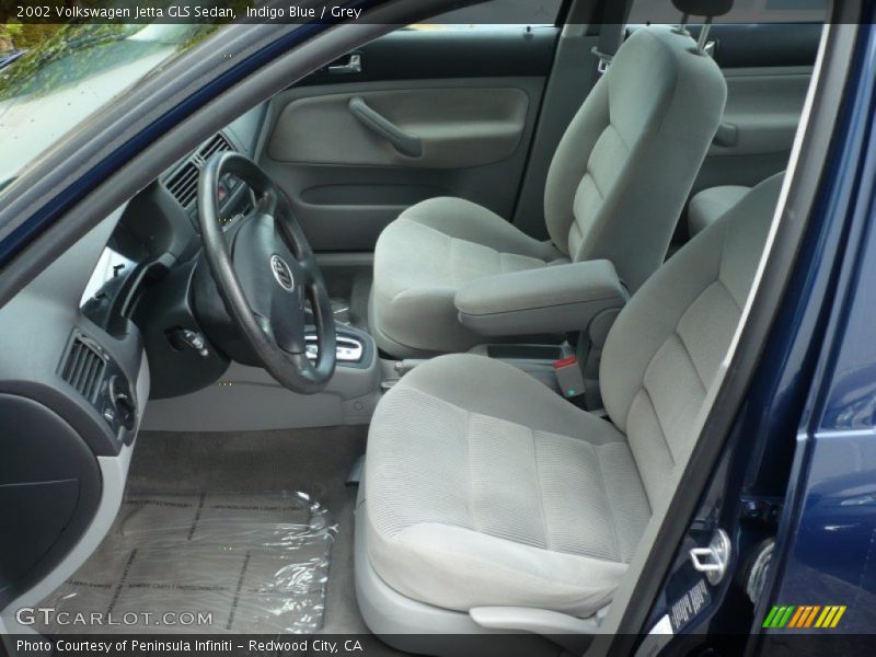 Indigo Blue / Grey 2002 Volkswagen Jetta GLS Sedan