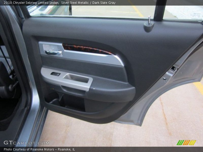 Silver Steel Metallic / Dark Slate Gray 2010 Chrysler Sebring Limited Sedan