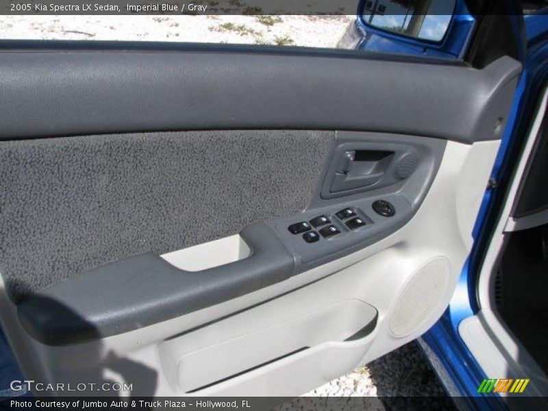 Imperial Blue / Gray 2005 Kia Spectra LX Sedan