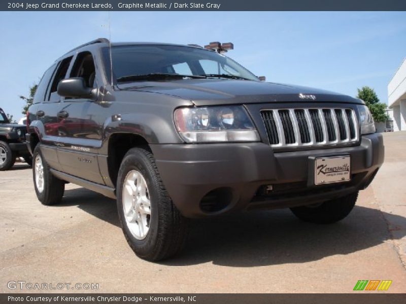 Graphite Metallic / Dark Slate Gray 2004 Jeep Grand Cherokee Laredo