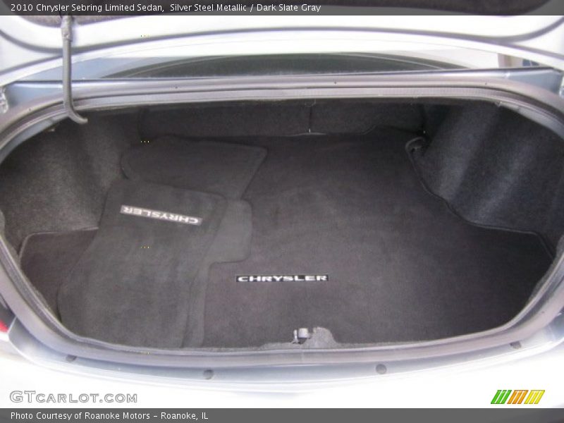 Silver Steel Metallic / Dark Slate Gray 2010 Chrysler Sebring Limited Sedan