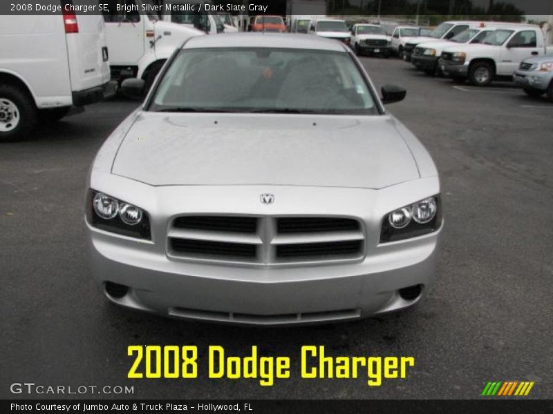 Bright Silver Metallic / Dark Slate Gray 2008 Dodge Charger SE