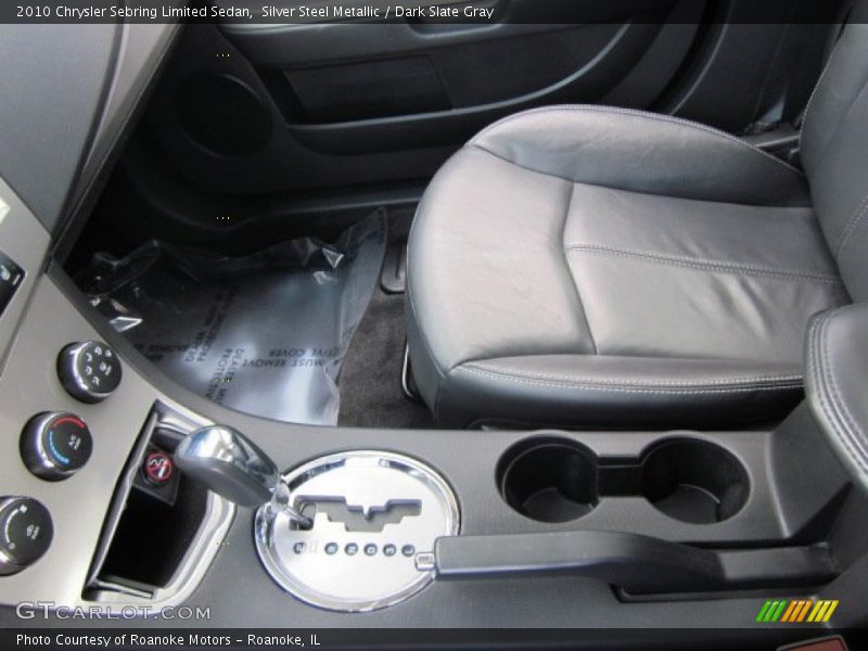 Silver Steel Metallic / Dark Slate Gray 2010 Chrysler Sebring Limited Sedan