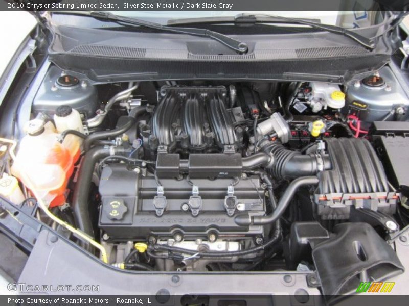 Silver Steel Metallic / Dark Slate Gray 2010 Chrysler Sebring Limited Sedan